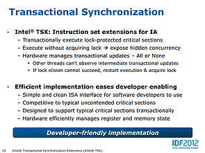 Intel Haswell-Präsentation (Slide 19)